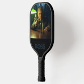 Boss een tekst pickleball paddle (Links)