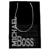 Boss Extraordinaire CUSTOM Medium Cadeauzakje (Voorkant)