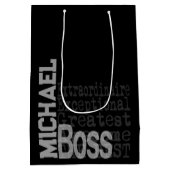 Boss Extraordinaire CUSTOM Medium Cadeauzakje (Achterkant)