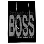 Boss Extraordinaire CUSTOM Medium Cadeauzakje (Achterkant)