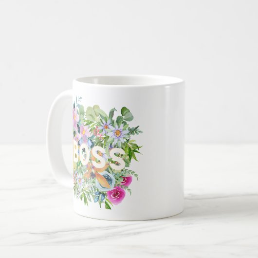 Boss Floral Mug (Devant gauche)