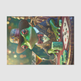 Boss Frog, kikker spelen Kaarten Tissuepapier