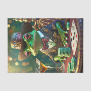 Boss Frog, kikker spelen Kaarten Tissuepapier