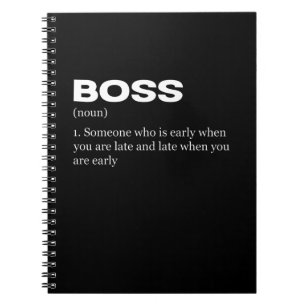 Boss Funny Definition Happy Boss Day Notitieboek