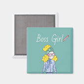 Boss Girl Magnet Magneet (Voorkant / Achterkant)