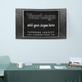 Boss Glitter Professional Business Logo Spandoek (Beurs)
