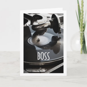 **BOSS* HOPE BIRTHDAY IS GEVULD MET MUZIEK U ENJOY KAART