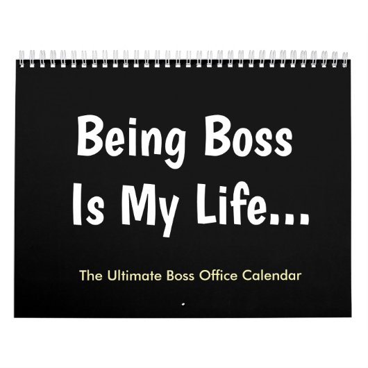 Boss Kantoor Agenda | Funny Special Boss Gift Kalender (Hoes)