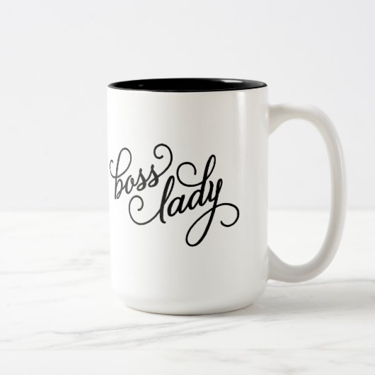 Boss Lady 15oz Mug Deux Tons (Droit)