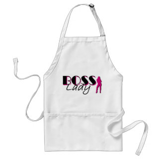 Boss Lady Apron (Fuchsia) Standaard Schort