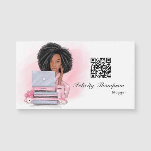 Boss Lady Blogger QR-code (Voorkant)