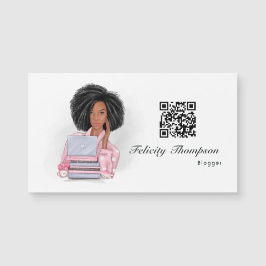 Boss Lady Blogger QR-code (Voorkant)