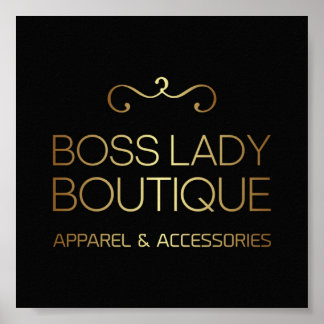 Boss Lady Boutique Poster