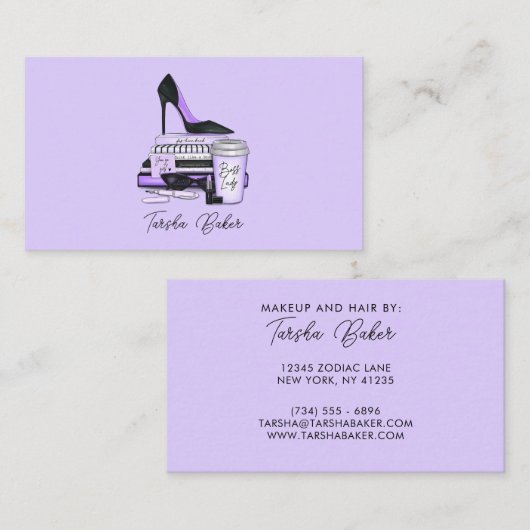 Boss Lady Cartes de visite (Devant / Derrière)