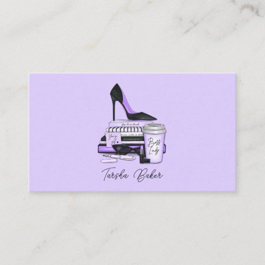 Boss Lady Cartes de visite (Devant)