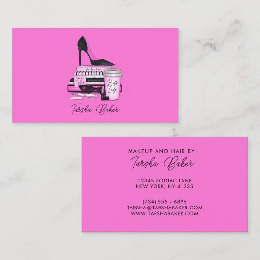 Boss Lady Cartes de visite (Devant / Derrière)