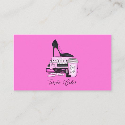 Boss Lady Cartes de visite (Devant)