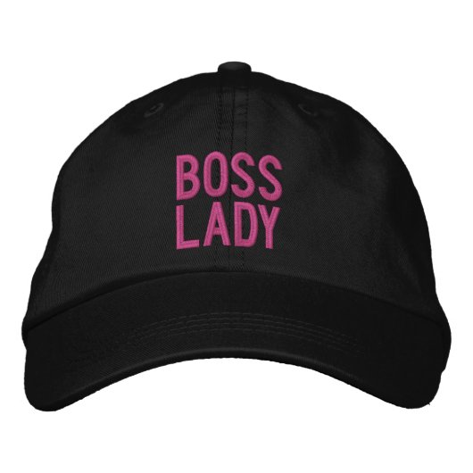 Boss Lady Casquette ajustable personnalisé (Devant)