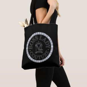 Boss Lady Couture All-Over-Print Schoudertas Draagtas