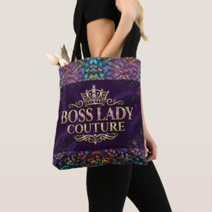 Boss Lady Couture All-Over-Print Schoudertas Draagtas