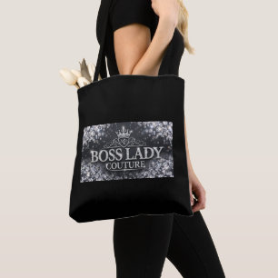 Boss Lady Couture All-Over-Print Tote Tas