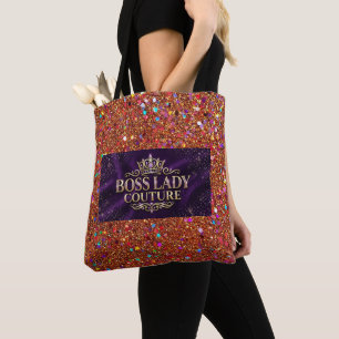 Boss Lady Couture All-Over-Print Tote Tas