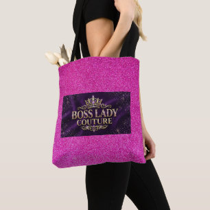 Boss Lady Couture All-Over-Print Tote Tas