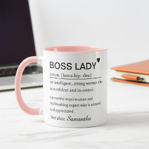 Boss Lady Definitie Mokje Empowerment Kantoor Cade Mok