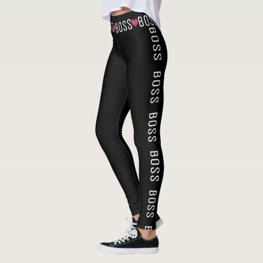 Boss Lady Heart Trim Leggings (Links)