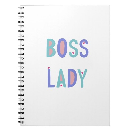 Boss Lady-laptop Notitieboek (Voorkant)