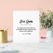Boss Lady Mug - Un cadeau de femme, la confiance (Mariage)