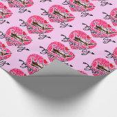 Boss Lady Pink Cadeaupapier (Hoek)
