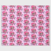 Boss Lady Pink Cadeaupapier (Vlak)
