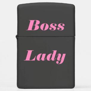 Boss Lady Pink Typografie 