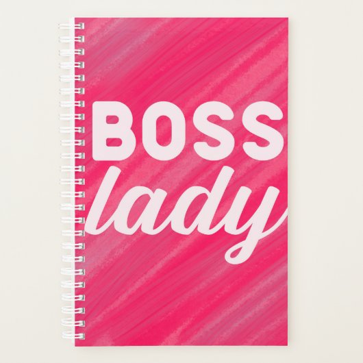 Boss Lady - planificateur - rose chaud - (Devant)