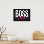 Boss Lady Poster (Keuken)