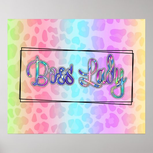 Boss Lady Poster (Voorkant)