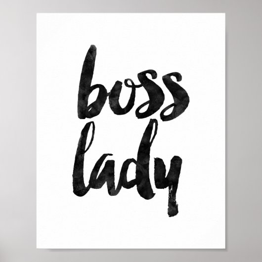 Boss Lady Poster (Voorkant)