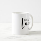 Boss Lady Propriétaire D'Entreprise Café Mug (Devant droit)