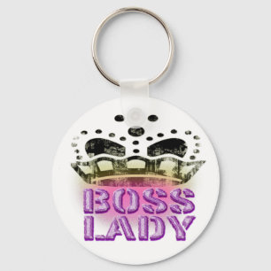 Boss Lady Queen - Large Crown Sleutelhanger