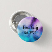 Boss Lady Ronde Button 3,2 Cm (Voorkant /achterkant)