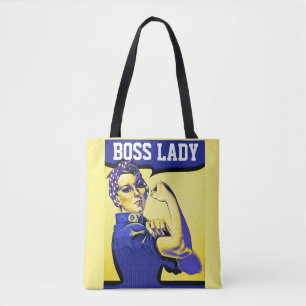 BOSS LADY ROSIE THE RIVETER CANVAS TAS PURY