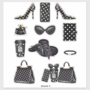 Boss Lady Sticker Decals Polk A Dot Decal Stickers