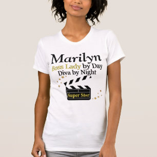 BOSS LADY SUPER STAR GEPERSONALISEERD T-SHIRT