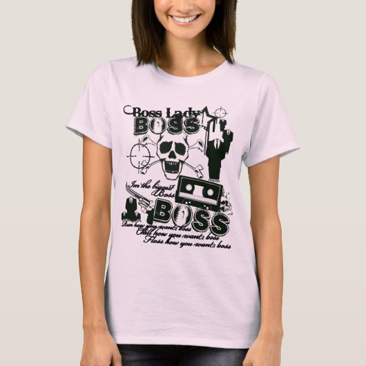 Boss Lady T-shirt (Voorkant)