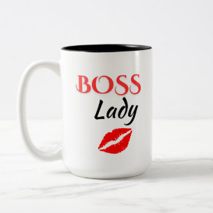 Boss Lady Tweekleurige Koffiemok
