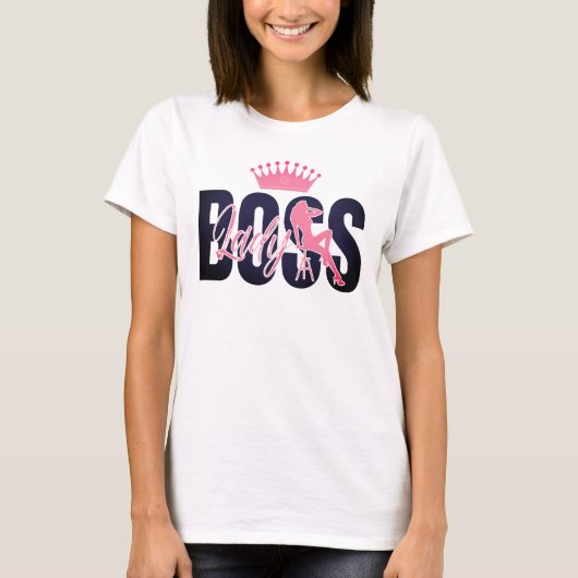 Boss Lady Typografie T-shirt (Voorkant)