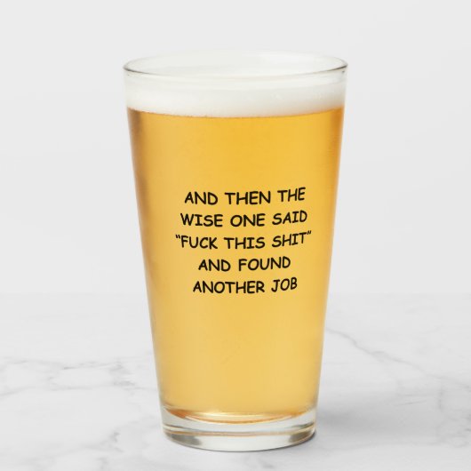 Boss Leaving Mok is een geweldig cadeau voor Cower Glas (Voorkant gevuld)