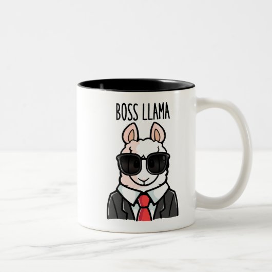Boss Llama Tweekleurige Koffiemok (Rechts)