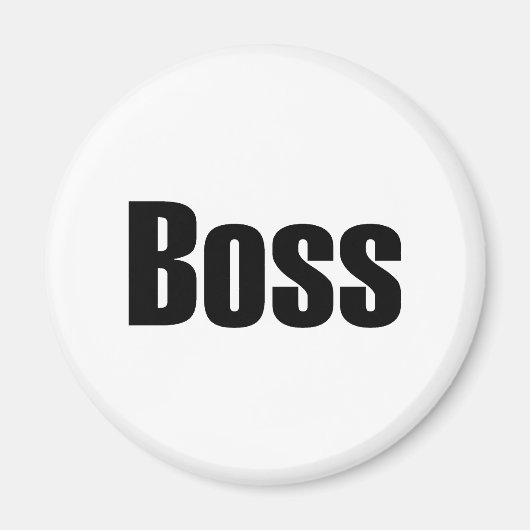 Boss Magneet (Voorkant)
